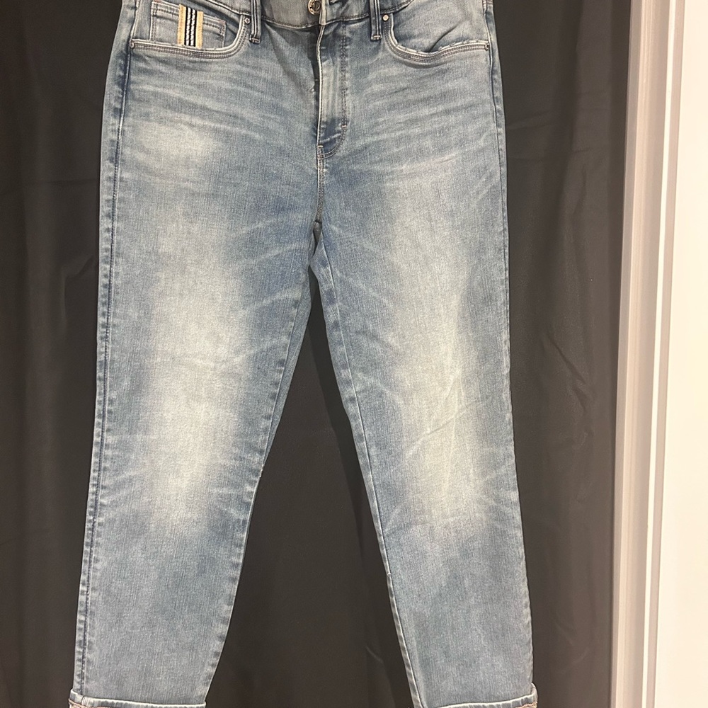 Slim Crop Jeans. Size -  8